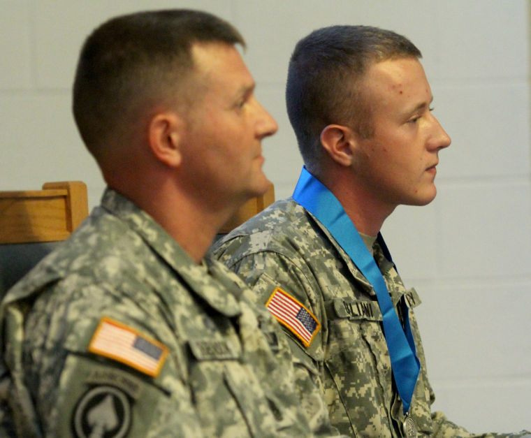 Spc. Camron Giuliani Award Ceremony